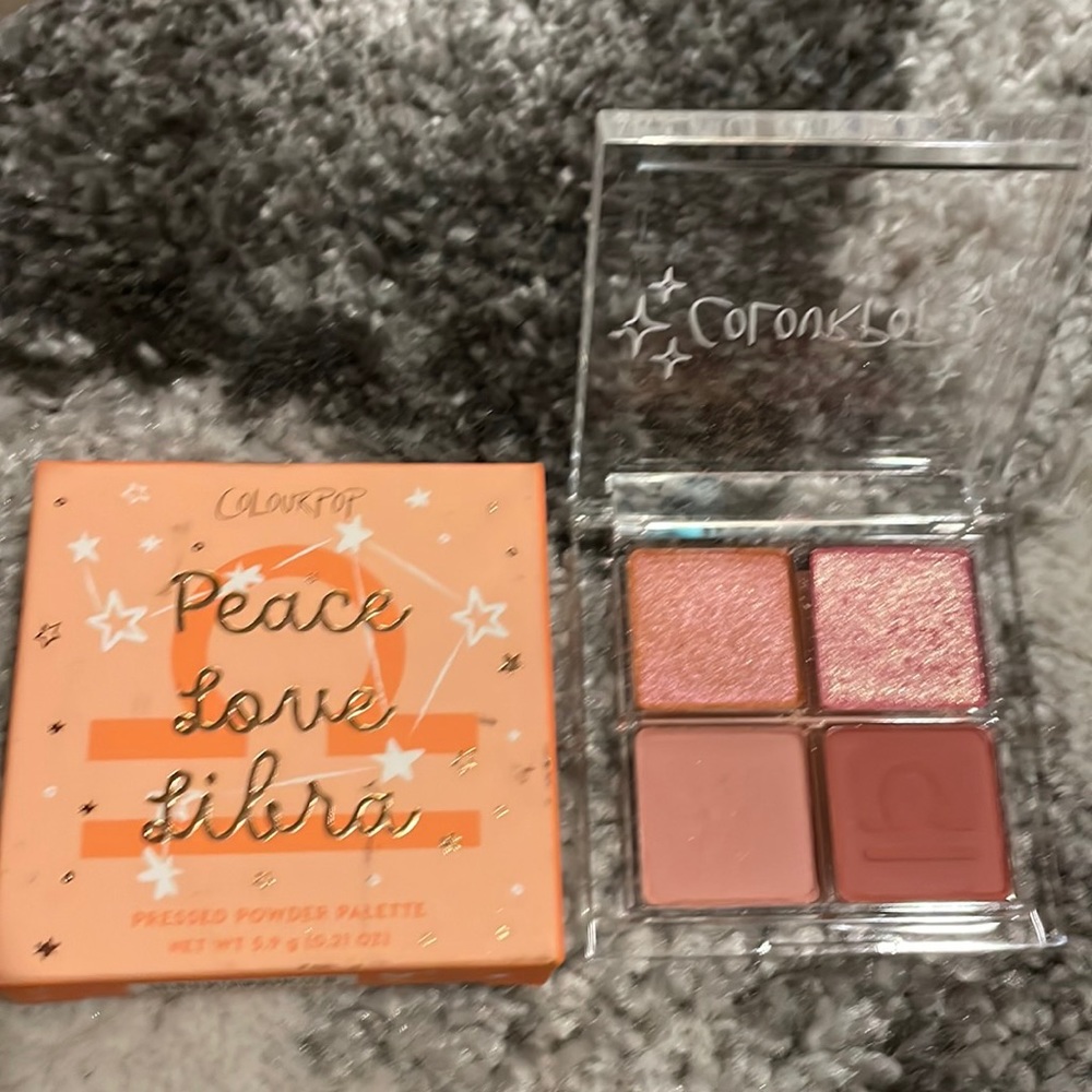 Colourpop’s “Peace, Love, Libra” 4 pan pressed powder palette!